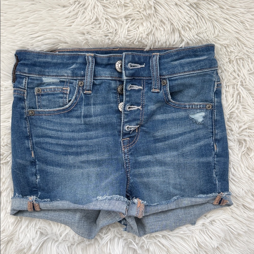 American Eagle Next Level Strech High Waist Shorts Size 0